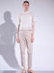 Matis Fashion Women's Crop Top Short Sleeve White