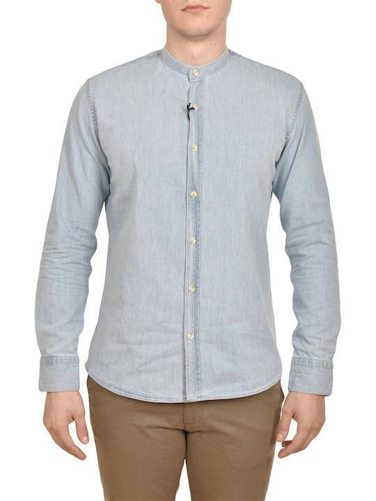 Cu mânecă lungă Denim Cămașă albastru cer