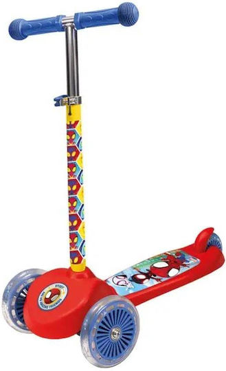 AS Patinetă Copii Plus Spidey cu 3 Roți pentru 3+ Ani Multicolor