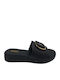 Sandale Casual Damă Flatforme Negre