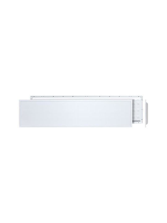 Eurolamp Παραλληλόγραμμο Χωνευτό LED Panel 36W με Θερμό Λευκό Φως 2700K 120x30εκ.