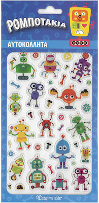 Puffy Robot Stickers