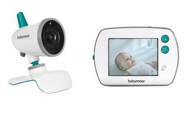 Babymoov Baby Monitor with Camera & Screen 3.5" , Two-way Communication & Lullabies