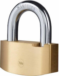 Yale Padlock Brass with Key 1pcs