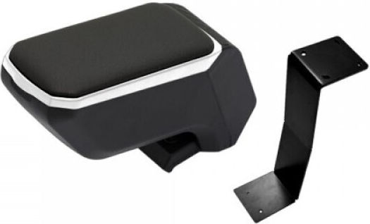 S-dizayn Car Leather Armrest for Dacia Sandero Black