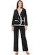 Anna Raxevsky Blazer pentru femei Sacou Negru