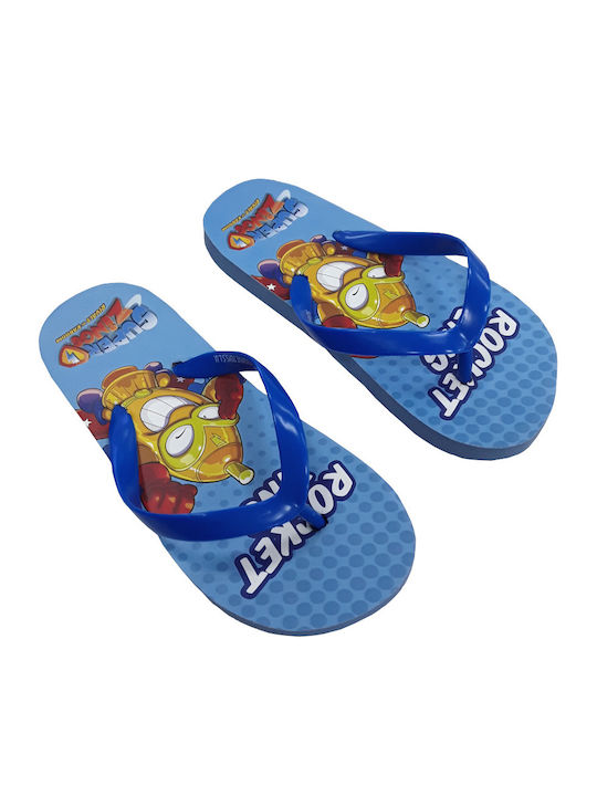 Disney Kids' Flip Flops Blue Rocket Zing