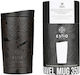Estia Travel Mug Save The Aegean Recyclable Glass Thermos Stainless Steel BPA Free 350ml Noir Echo with Straw
