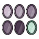 Freewell Dji Air 4 ND / CPL Lens Filter Set for Drone 6pcs