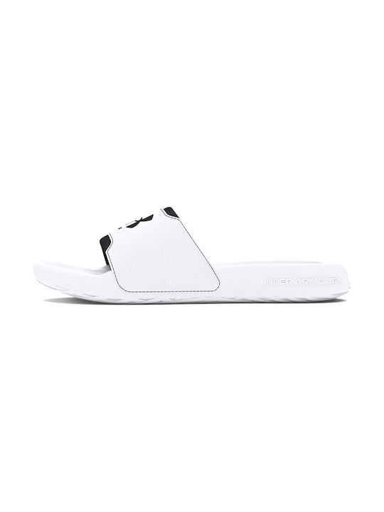 Under Armour Ανδρικά Slides Λευκά