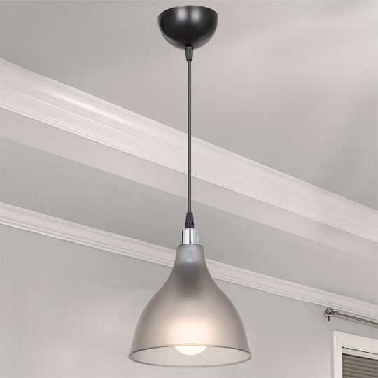 Pakketo Orazio Pendant Light Gray 18.5x18.5x56cm