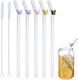 Tanto Glass Straws Butterflies 6 Pieces