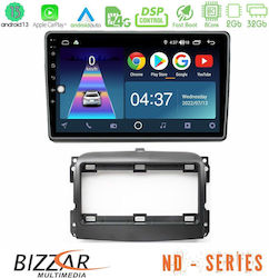 Bizzar Ηχοσύστημα Αυτοκινήτου 2DIN (Bluetooth/USB/WiFi/GPS/Apple-Carplay/Android-Auto) με Οθόνη Αφής 10"