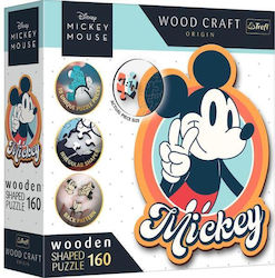 Ξύλινο Παιδικό Puzzle Mickey Mouse 160pcs για 9+ Ετών Trefl