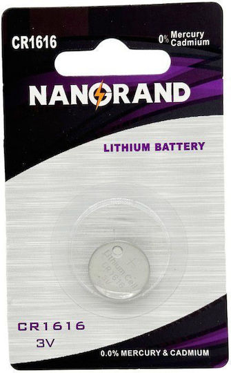Nanorand Nanorand Батерия Литий За часовници CR1616 3V 1бр