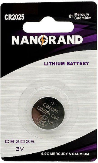 Nanorand Nanorand Батерия Литий За часовници CR2025 3V 1бр