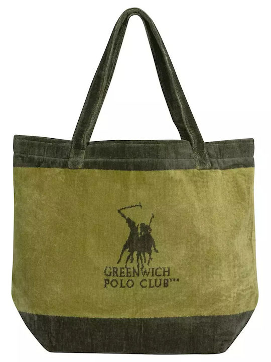 Greenwich Polo Club Stoff Strandtasche Wasserdicht Grün