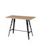 1564 Table Bar Extendable Wooden Sonoma 140x70x105cm