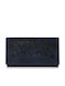 Large Women's Wallet Classic with RFID Navy Blue