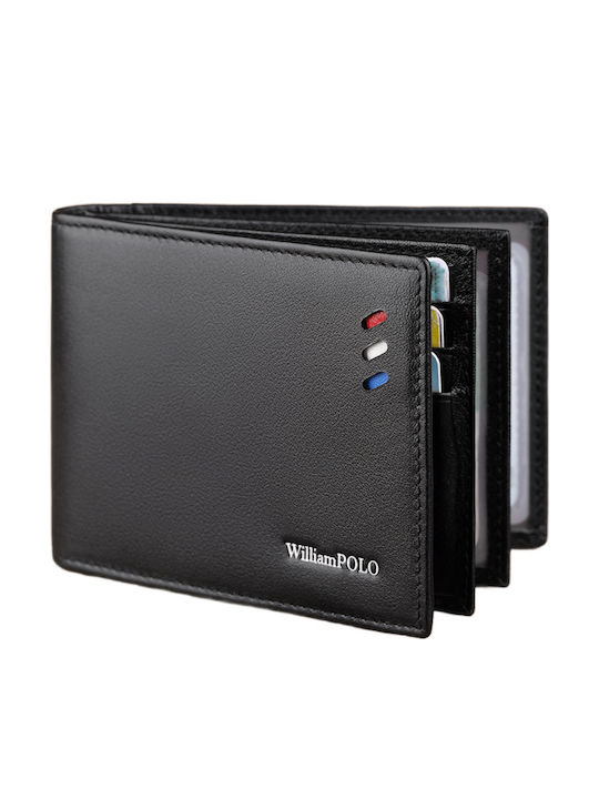 Leather Men's Wallet Classic Black