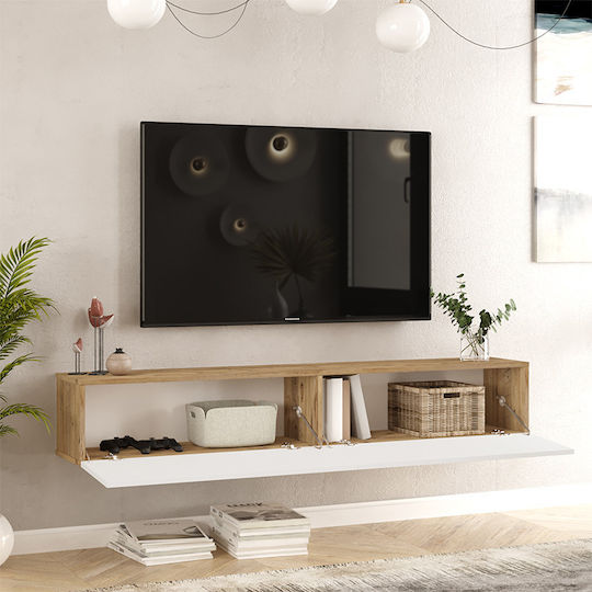 TV Stand Dello White-Sonoma L180xD31.6xH29.6cm
