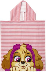 Paw Patrol Pink Kid's Beach Poncho Paw Patrol Pink Kid's Beach Poncho
