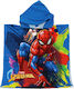 Marvel Kinder Strandponcho Spiderman Blau