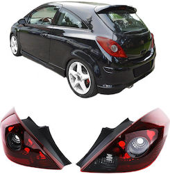 Look Πίσω Φανάρια για Opel Corsa 06-14 2τμχ