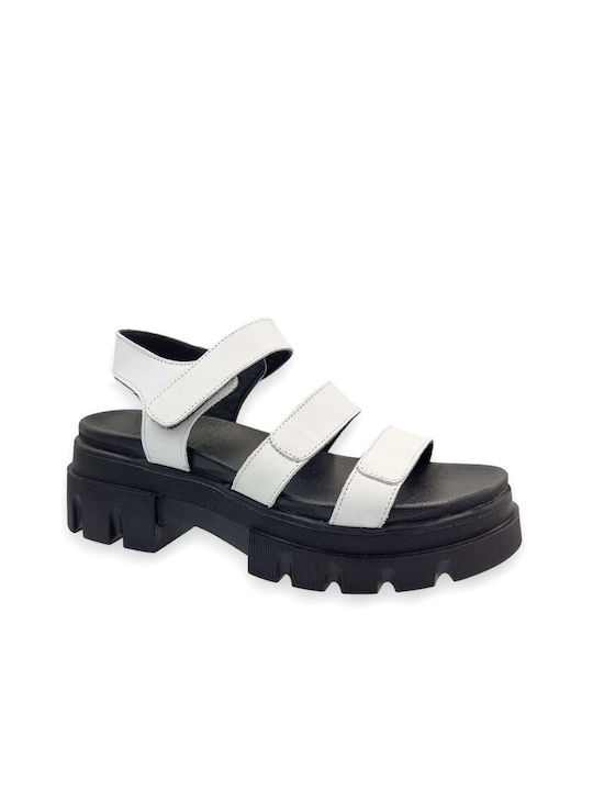 Act Leather Women's Sandals White