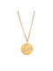 Puppis Necklace from Gold Plated Steel