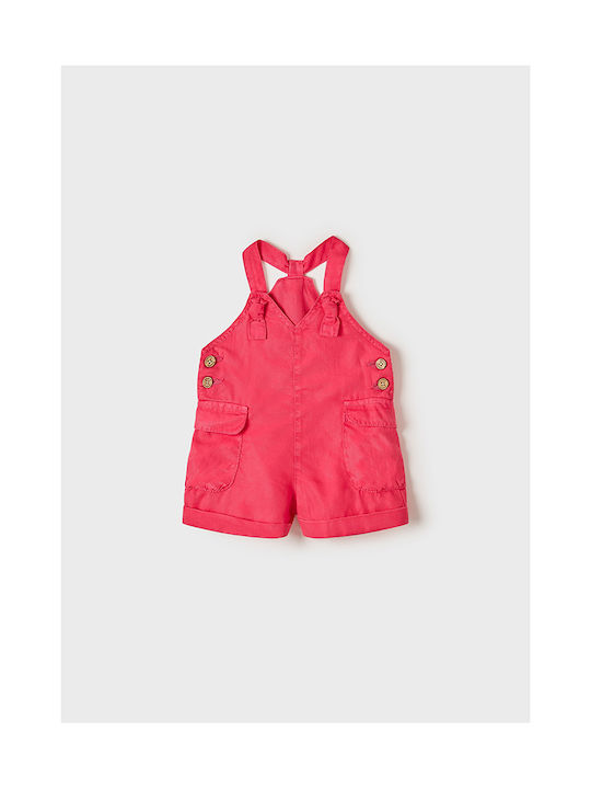 Mayoral Kids One-piece Fabric Shorts/Bermuda Magenta