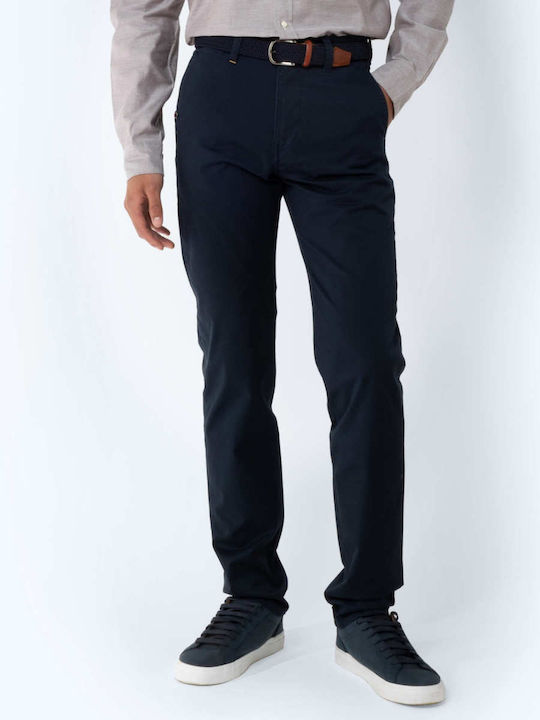 The Bostonians Men's Trousers Chino BLUE DUST