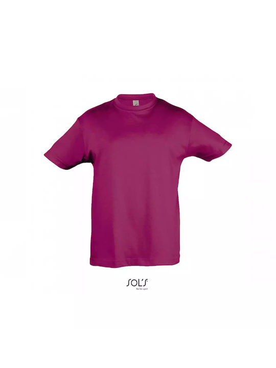 Sol's Παιδικό T-shirt Φούξια Regent