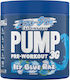 Applied Nutrition Pump Zero-Stim Συμπλήρωμα Pre Workout 375gr Icy Blue Razz