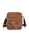 Piele Geantă pentru bărbați De umăr / tip crossbody Bej