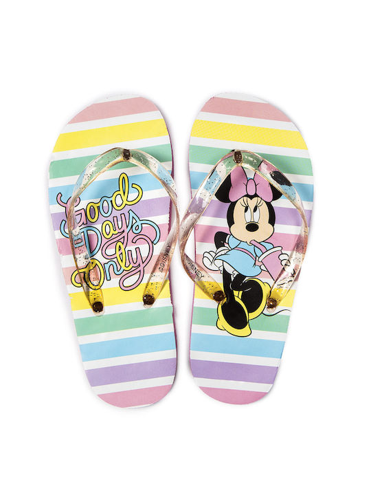 Disney Παιδικές Σαγιονάρες Flip Flops Minnie Πολύχρωμες