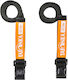 Easy Strap 18mm/1.0m Pair Black Unisex Ζεύγος Ιμάντες Tatonka