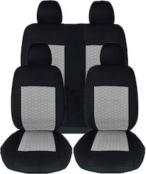 Auto Gs Car Seat Covers Set 7 Pieces Polyester Auto Gs Car Seat Covers Set 7 Pieces Polyester