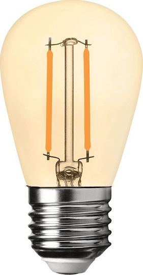 Eco Light Λάμπα LED 1W 87mm για Ντουί E27 Θερμό Λευκό 100lm