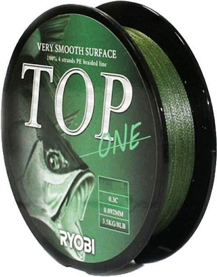 Ryobi Top One X4 Braid Νήμα Ψαρέματος Μήκους 120m