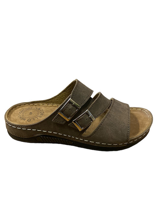 Herrensandalen in Braun Farbe