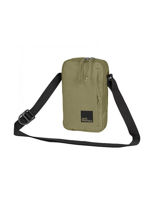 Jack Wolfskin Shoulder / Crossbody Bag with Zipper Green