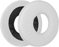Set 2 Edman Earphone Sponges Sony Mdr-v150 V200 V250 V300 V400 Zx110 Zx300 Zx310 Memory Foam White