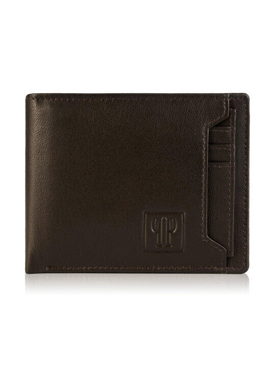 Paolo Peruzzi Leather Men's Wallet Cards with R...