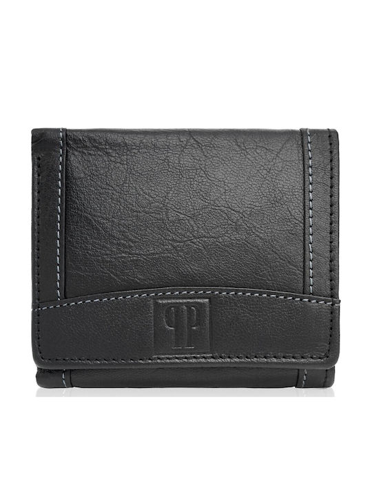 Leather Men's Wallet with RFID Black