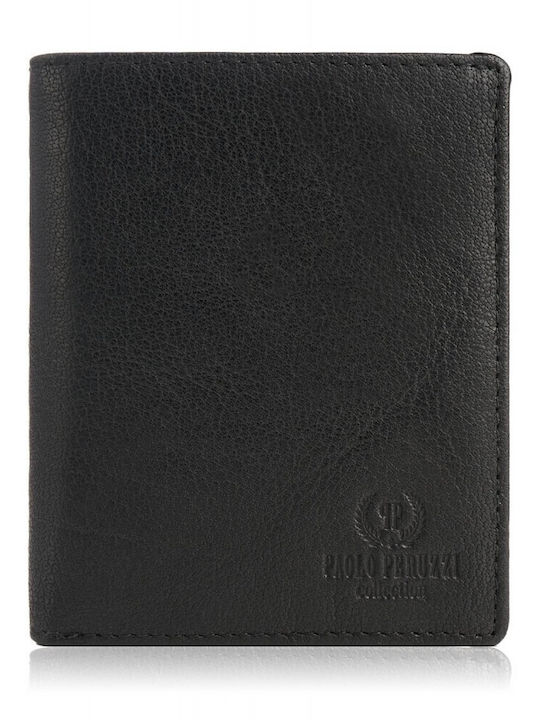 Paolo Peruzzi Leather Men's Wallet Classic with...