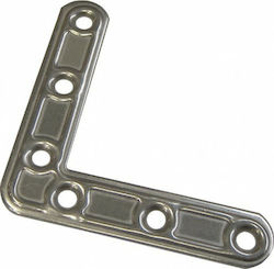 Aldeghi Luigi Stainless Steel Corner Shelf Silver 70x70mm ART153