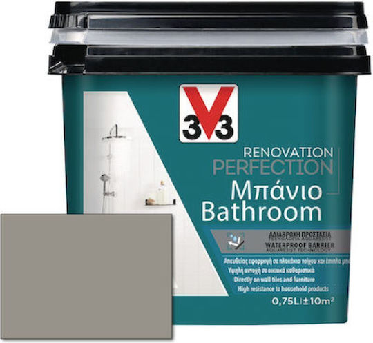 3v3 V33 Bathroom Renovation Renovation Perfection Taupe Satin 0.75lt