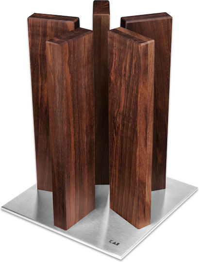 Kai Stonehenge Magnetisch Messerblock Holz