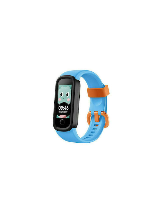 Kiddoboo Παιδικό Smartwatch με GPS και Καουτσούκ/Πλαστικό Λουράκι Μπλε
